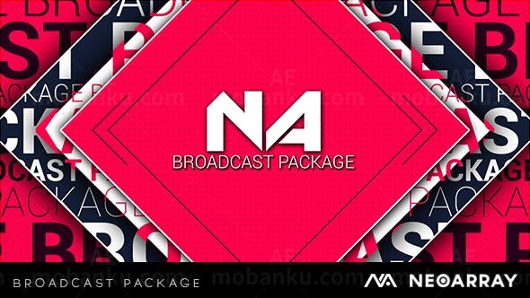 动感电视广播包装AE模板