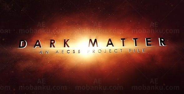 星空漩涡预告片头AE模板