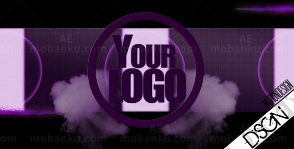 快速动感节奏“迪斯科”开场揭示标志AE模板