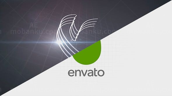 轮廓标志AE模板