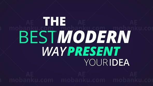 快速文字排版标题AE模板