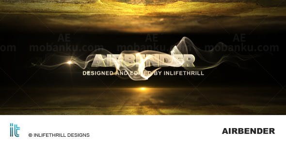 网状烟雾效果图片视频展示AE模板