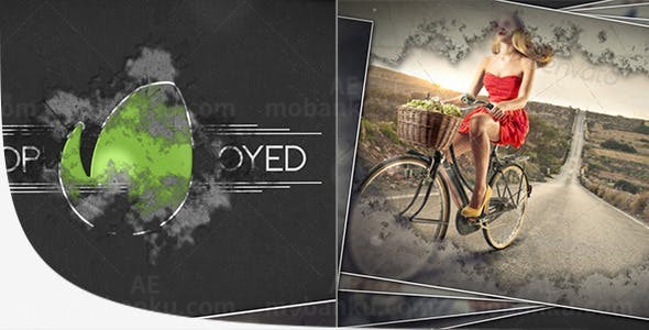 简短快速照片幻灯片AE模板