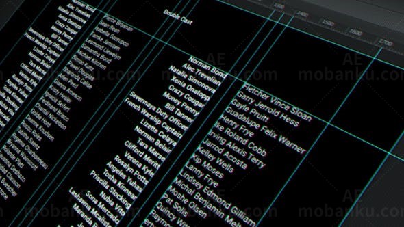 字幕文字条标题AE模板