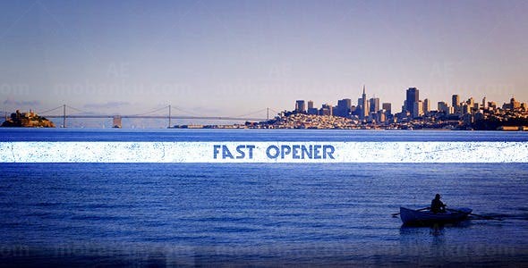 快速照片展示片头AE模板