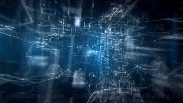 未来高科技标志展示AE模板