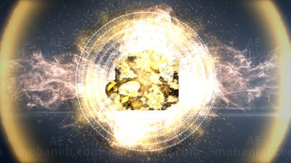 粒子爆炸标志AE模板