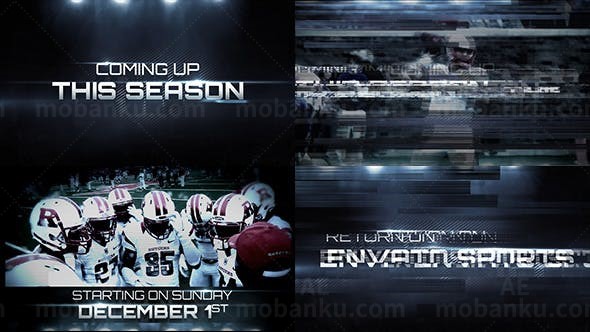 故障抖动画面展示AE模板