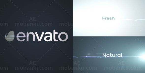 简洁商企标志AE模板