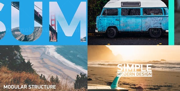 滑动幻灯片AE模板