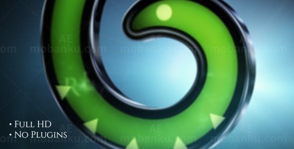 反光标志展示AE模板