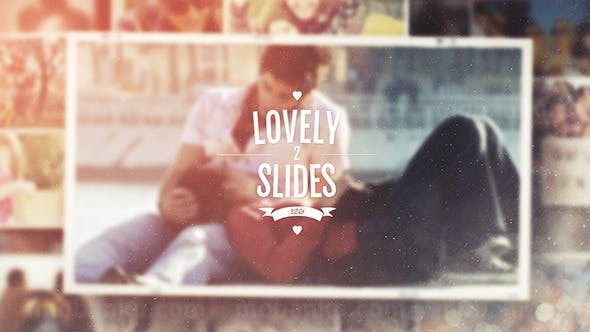 复古照片幻灯片AE模板