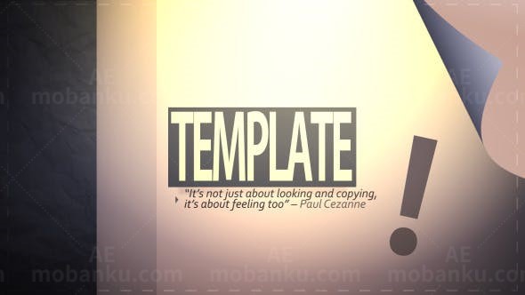 翻页上色相册模板