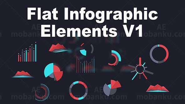平面信息元素图表模板