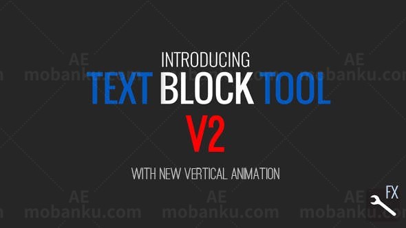 文字特效工具包AE模板