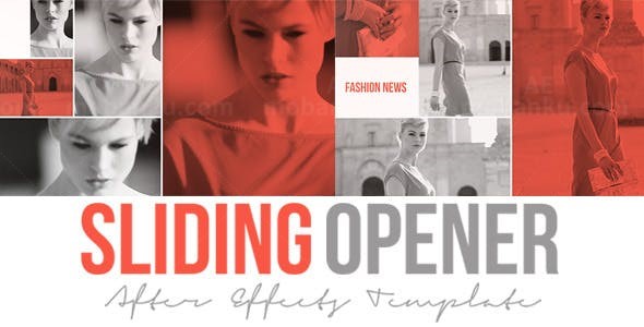 时尚清新片头AE模板