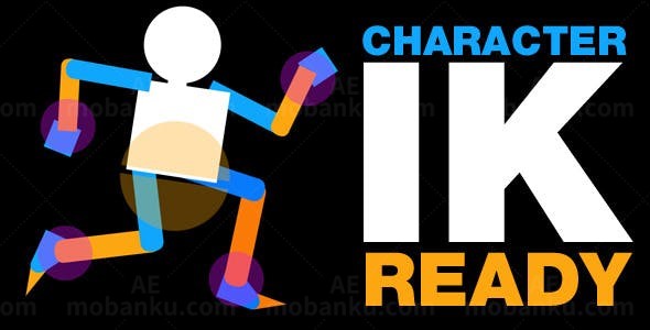 机器卡通角色动画模板AE模板