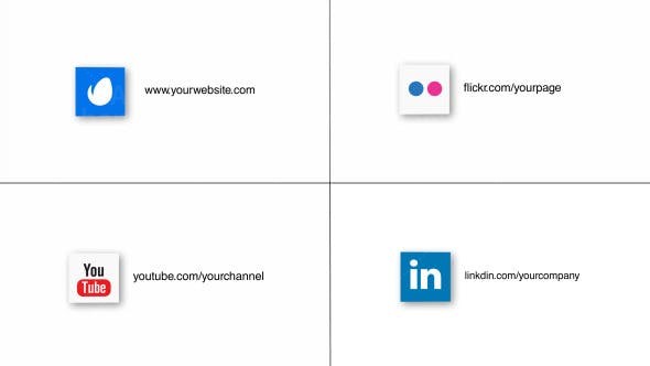 媒体标志片头AE模板