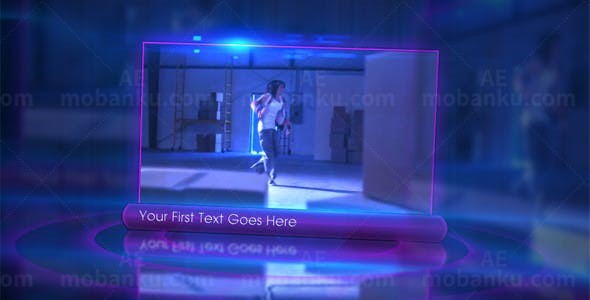 动感节奏花纹布背景幻灯片AE模板