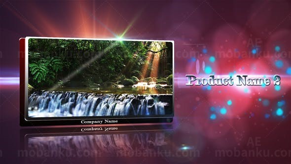 光效影屏展示AE模板