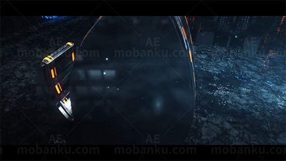 E3D创意视频动画AE模版