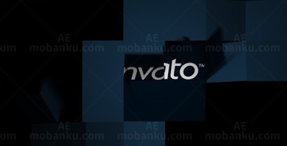 折叠标志演绎AE模板