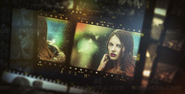 胶带标题幻灯片AE模板