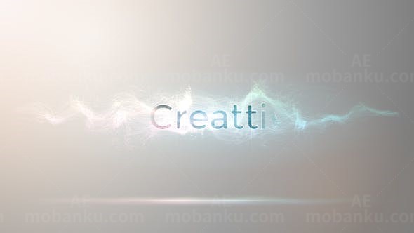 粒子撞击标志演绎展示AE模板