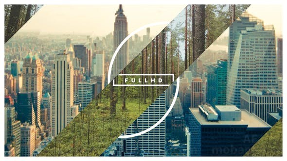 优雅标题转场幻灯片AE模板