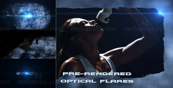 抽象背景撕纸视窗幻灯片AE模板