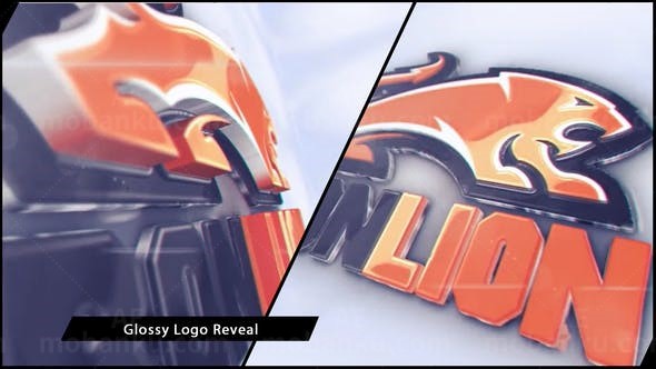 3D光滑质感LOGO标志AE模板