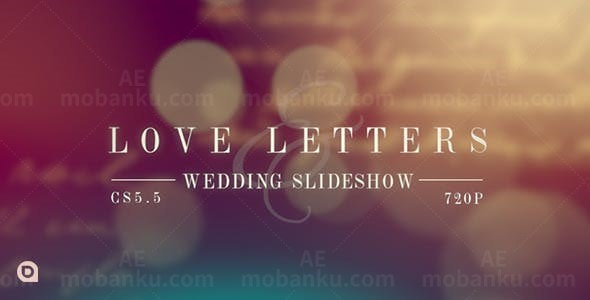 爱恋图文幻灯片AE模板