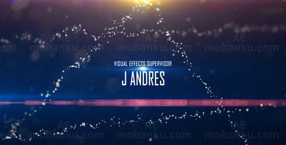 灵感抽象点文字展示AE模板