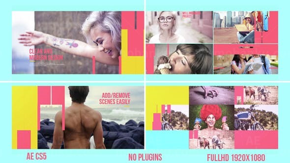 灵感幻灯片AE模板