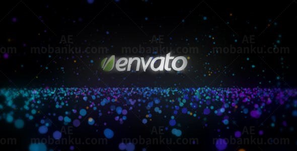 多彩气泡聚集爆炸揭示标题AE模板