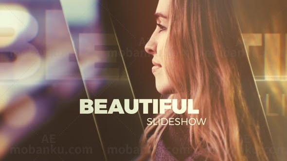 玻璃质感幻灯片AE模板