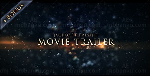 三维空间粒子效果片头标题展示AE模板