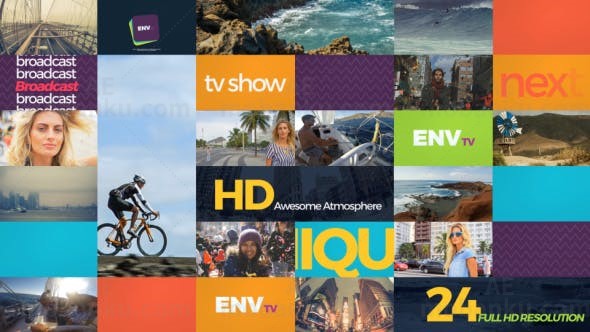 电视栏目包装AE模板