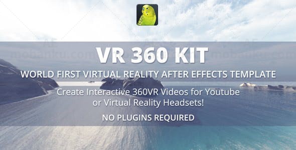 VR360度全景视频包AE模板