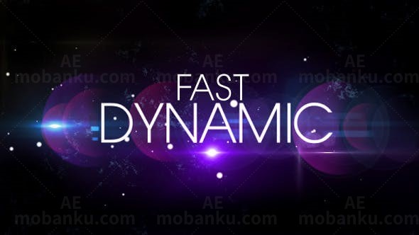 快速动作幻灯片AE模板