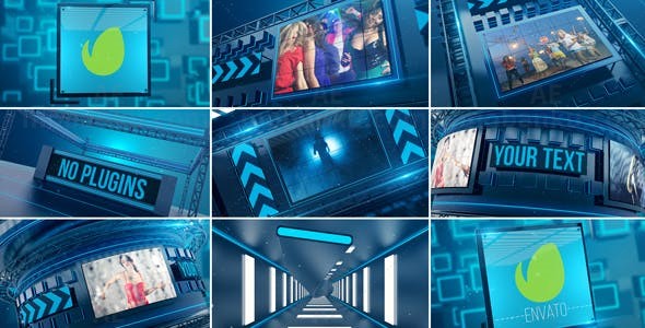 广播栏目片头AE模板