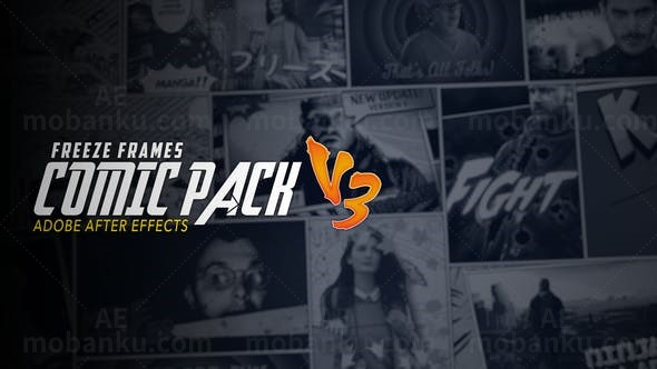 漫画风格宣传片AE模板