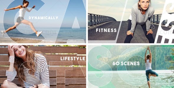 最好时光清爽幻灯片AE模板