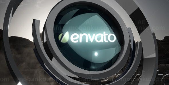 镜头过渡揭示标志AE模板