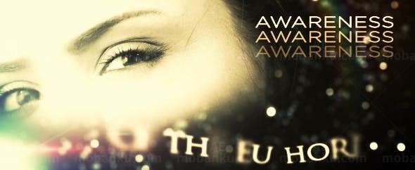 光照山川星空效果大标题展示AE模板