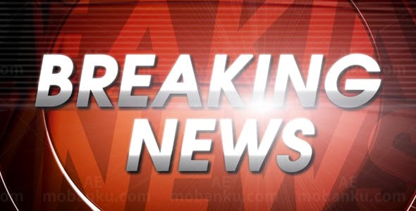 突发新闻频道片头栏目包装展示AE模板