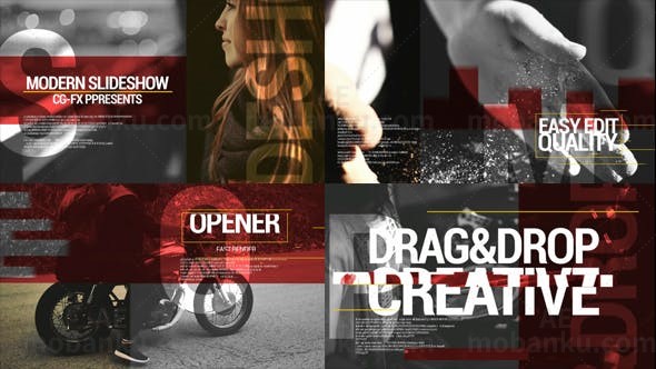 现代风格幻灯片AE模板