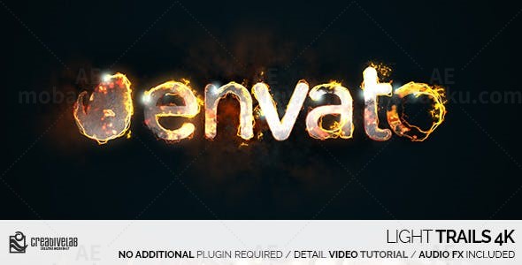 光效轨迹标志AE模板