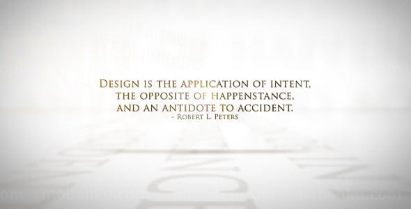 三维空间字母出现效果标题展示AE模板