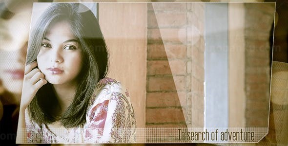 节奏感复古照片幻灯片展示AE模板